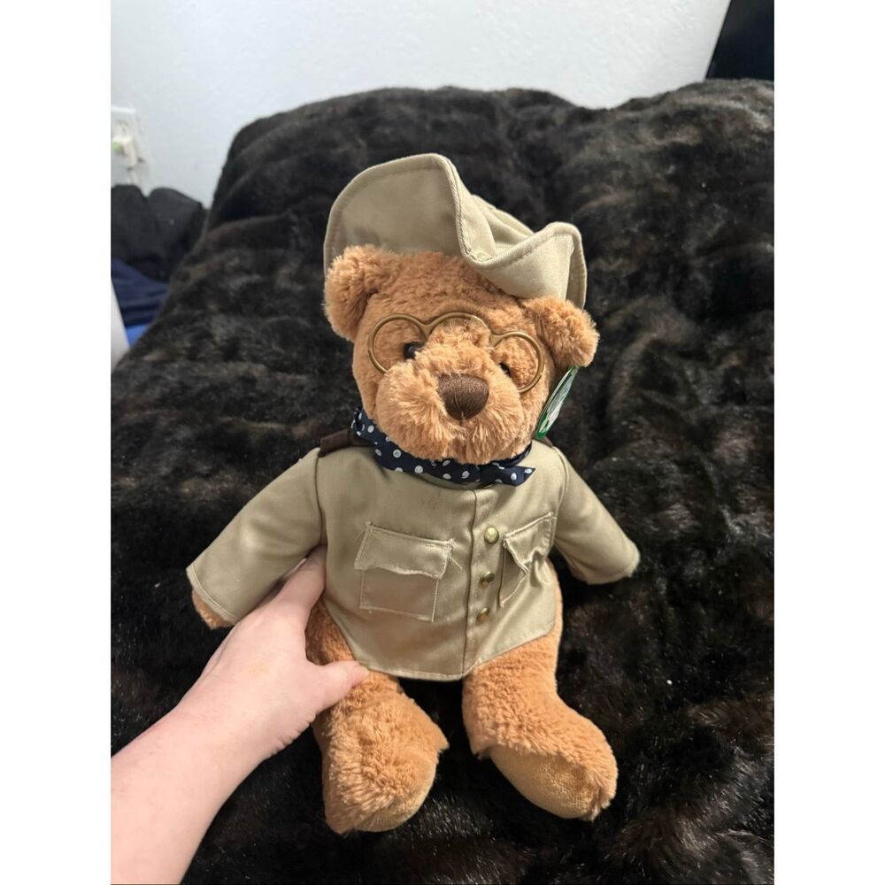 New JAAG Plush Yellowstone  Rough Rider Theodore Roosevelt TR Teddy Bear